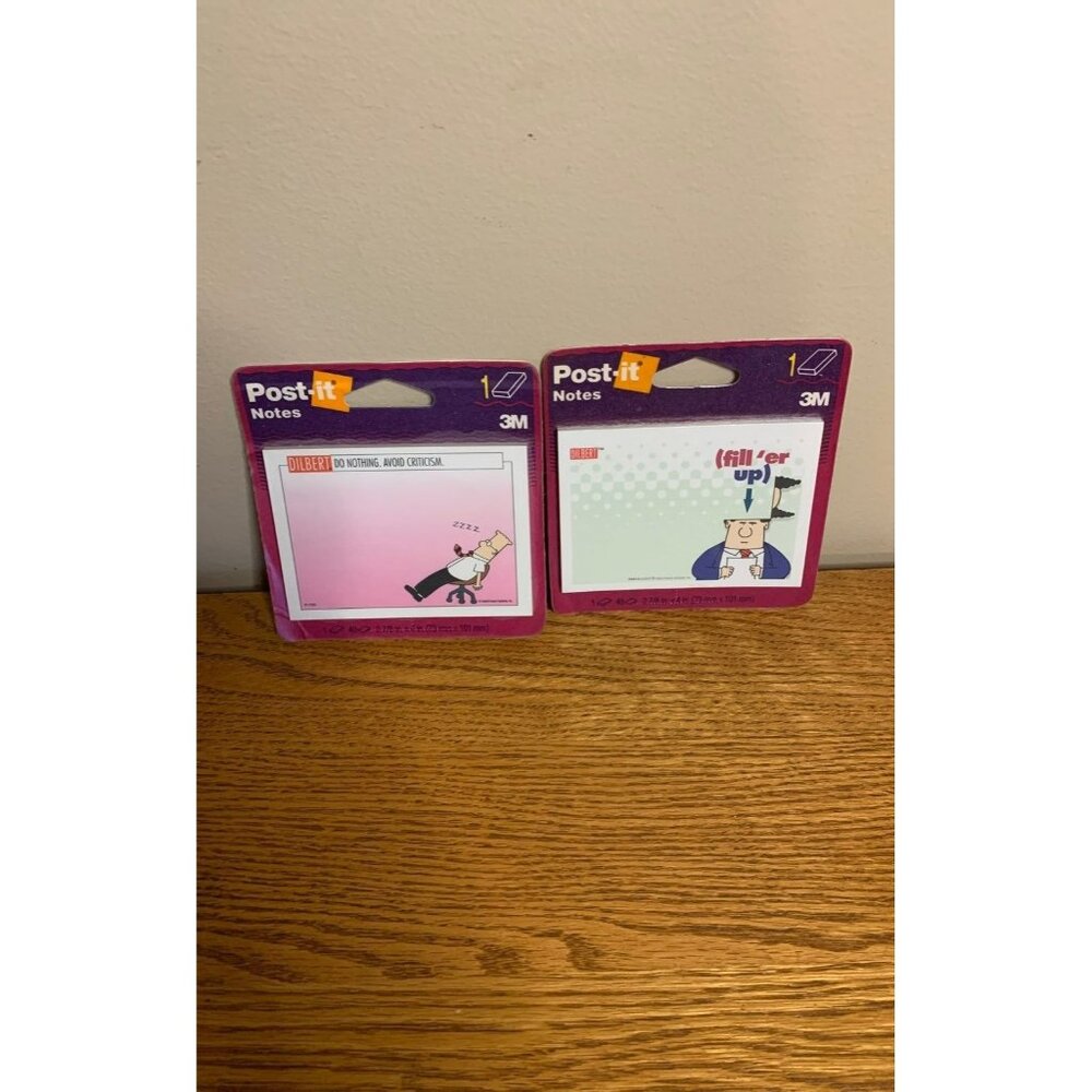 Vintage Dilbert postit notes new sealed post it